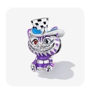 S925 Cheshire Cat Charm